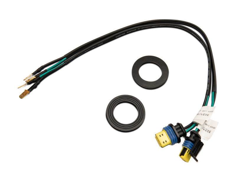 Raxiom 08-14 Dodge Challenger Halo Projctr Headlights w/Sequential Turn Signals-Blk Hsng(Clear Lens) Headlights Raxiom