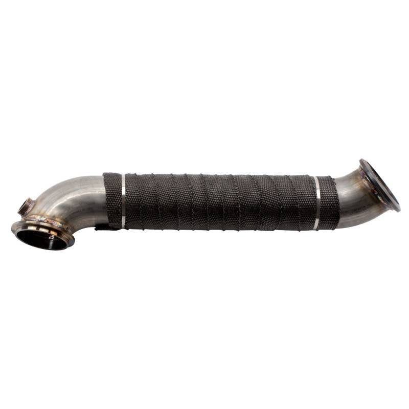 Wehrli 11-15 Chevrolet 6.6L LML Duramax 3in Stainless Down Pipe (V-Band Style) Downpipes Wehrli