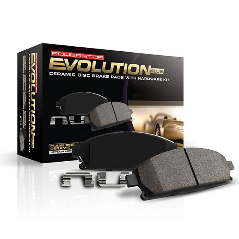 Power Stop 18-21 Jeep Grand Cherokee Rear Z17 Evolution Ceramic Brake Pads w/Hardware Brake Pads - OE PowerStop