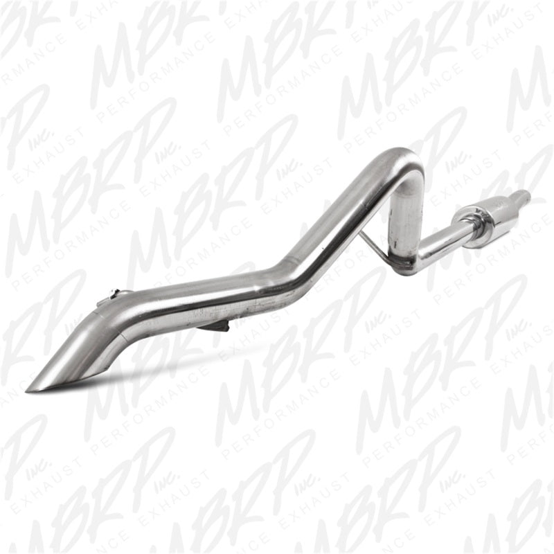 MBRP 2007-2009 Jeep Wrangler (JK) 3.8L V6 4 dr Off-Road Tail Pipe Muffler before Axle Catback MBRP