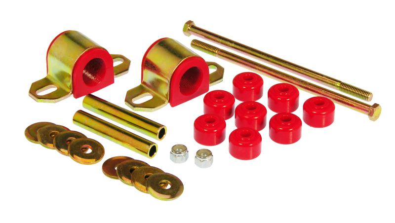 Prothane 87-96 Dodge Dakota 2wd Front 28mm Sway Bar & End Link Bushings - Red Sway Bar Bushings Prothane