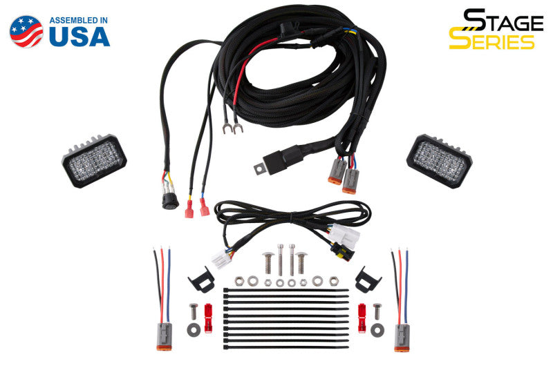 Diode Dynamics 10-21 Toyota 4Runner Stage Series Reverse Light Kit for C1 Pro Light Accessories and Wiring Diode Dynamics