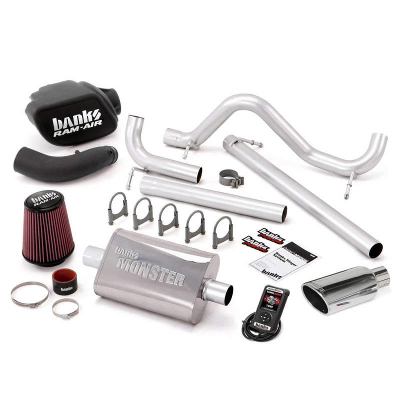 Banks Power 07-11 Jeep 3.8L Wrangler - 4dr Stinger System w/ AutoMind Catback Banks Power