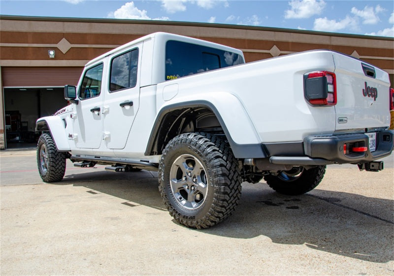 N-Fab RKR Step System 2019 Jeep Wrangler JT 4 Door Truck Full Length - Tex. Black - 1.75in Body Armor & Rock Rails N-Fab