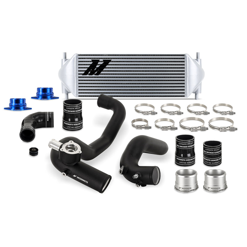 Mishimoto 2021+ Ford Bronco 2.3L Intercooler Kit - Black Pipes/Silver Core Intercooler Kits Mishimoto