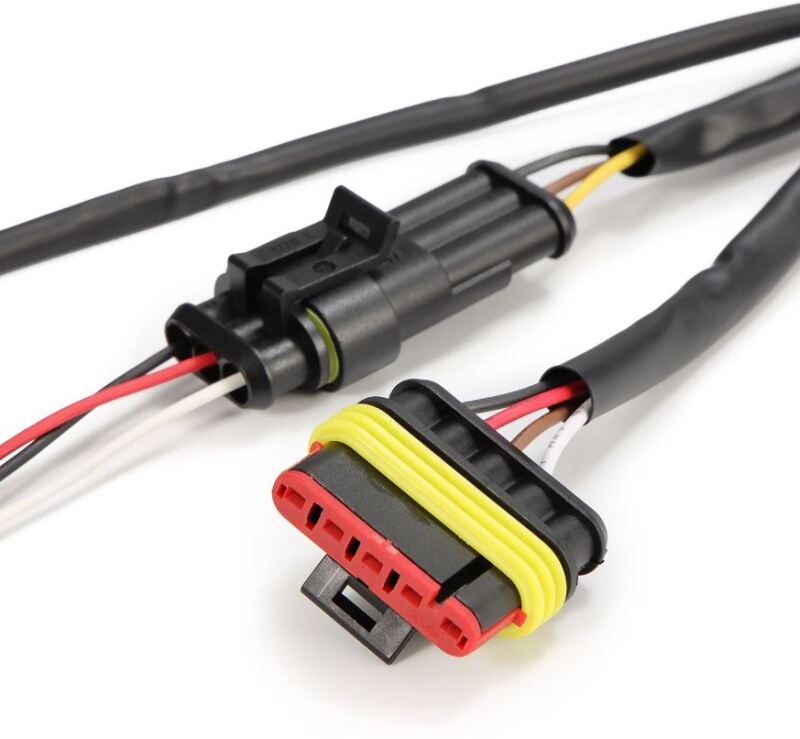 AlphaRex 13-18 Ram 1500/2500 w/Stock LED Tail Lights to AlphaRex LUXX-Series Tail Lights Converters Wiring Connectors AlphaRex