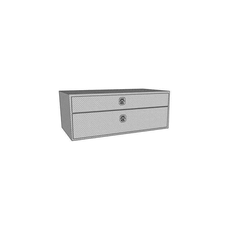 Westin/Brute UnderBody 48in x 20in w/ Top Drawer - Aluminum Tool Storage Westin