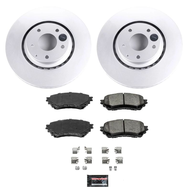 Power Stop 19-20 Mazda 6 Front Z17 Evolution Geomet Coated Brake Kit Brake Kits - Performance Blank PowerStop