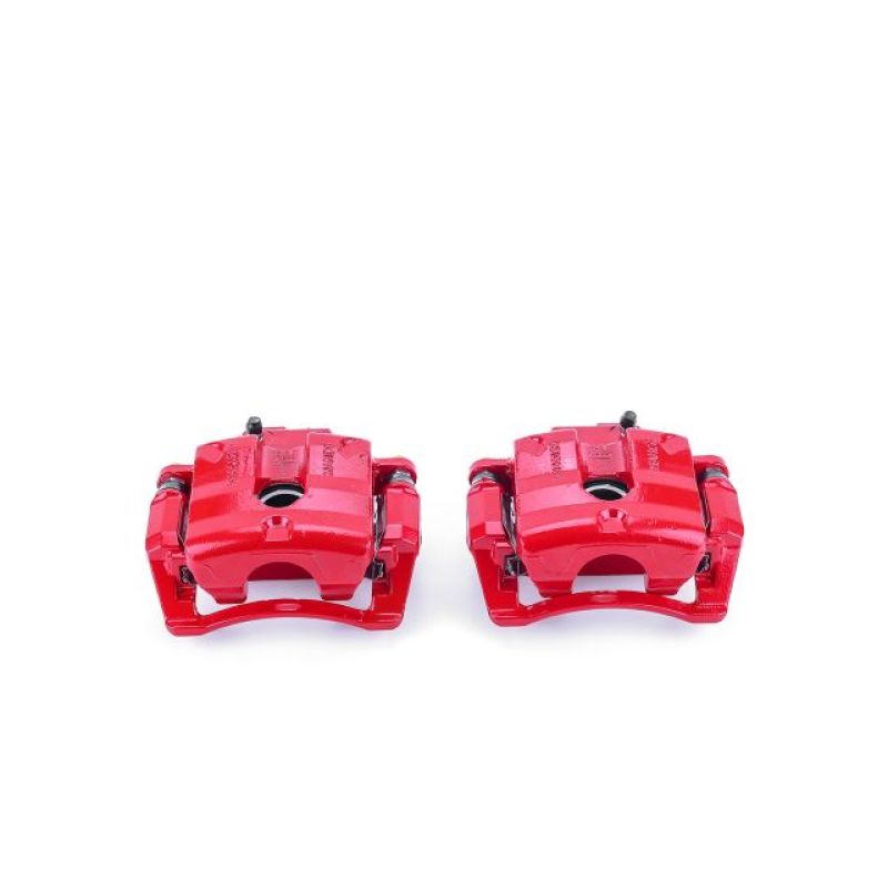 Power Stop 08-09 Cadillac CTS Rear Red Calipers w/Brackets - Pair Brake Calipers - Perf PowerStop