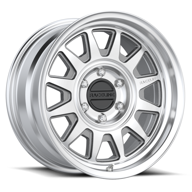 Raceline 952MC Aero 17x8.5in / 6x135 BP / 0mm Offset / 87.1mm Bore - Machined Wheel Wheels - Cast Raceline