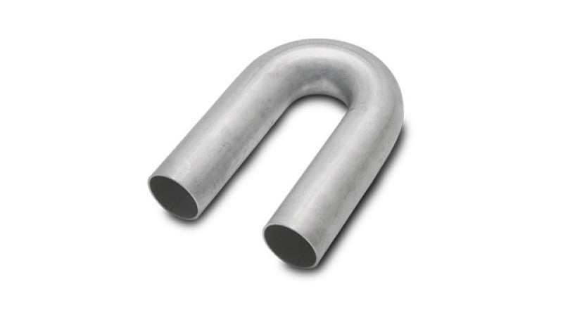 Vibrant 321 Stainless Steel 180 Degree Mandrel Bend 1.75in OD x 2.625in CLR 18 Gauge Wall Thickness Steel Tubing Vibrant
