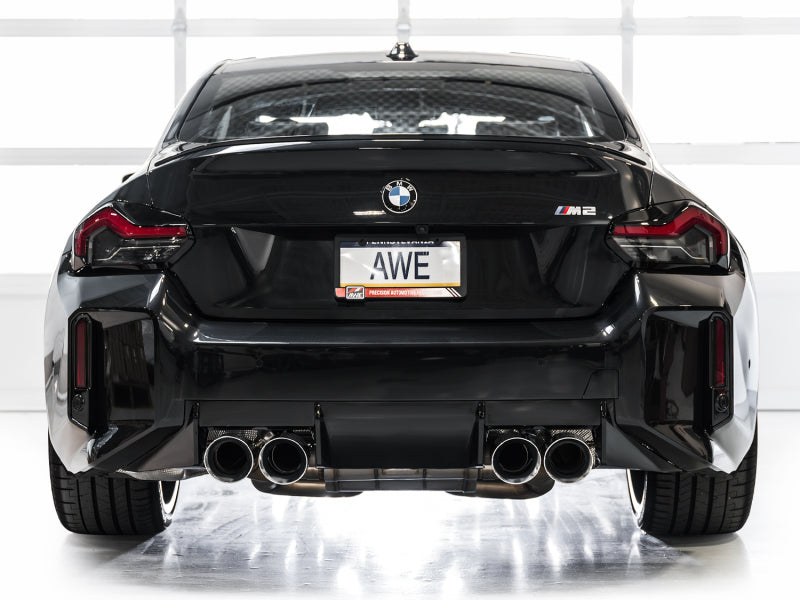 AWE Tuning 23-24 BMW G87 M2 SwitchPath Edition Exhaust - Chrome Silver Tips Catback AWE Tuning