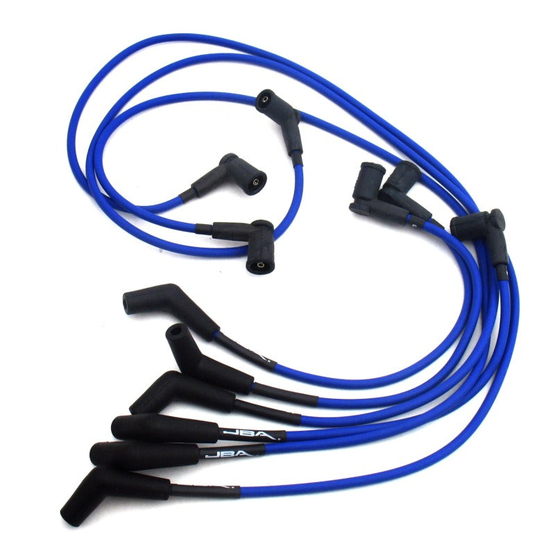 JBA 01-04 Ford Mustang 3.8L Ignition Wires - Blue Spark Plug Wire Sets JBA