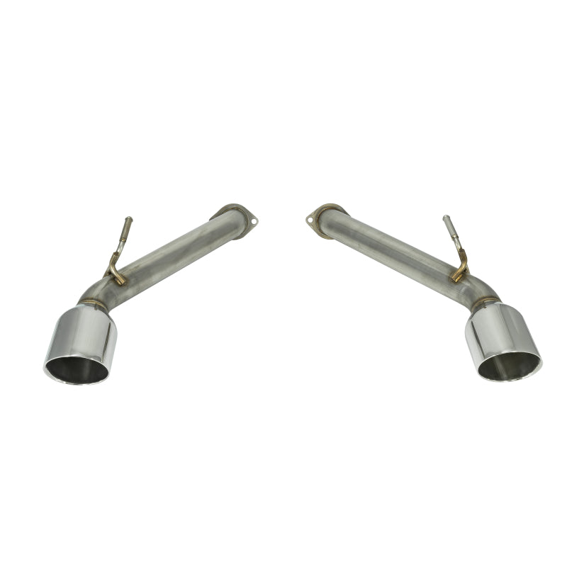 Remark 2017+ Infiniti Q60 Axle Back Exhaust w/Stainless Steel Double Wall Tip Axle Back Remark