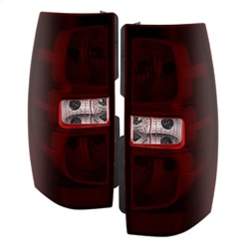 xTune Chevy Suburban 07-13 OEM Style Tail Lights Red Smoked ALT-JH-CSUB07-OE-RSM Tail Lights SPYDER