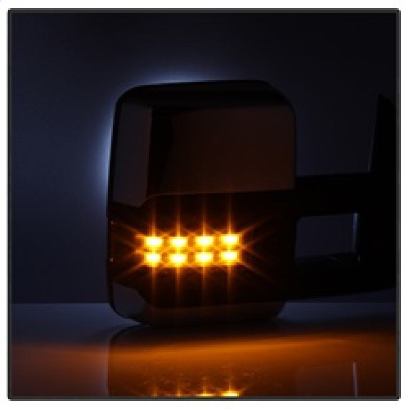 xTune Chevy Silverado 03-06 Heated Amber Signal Telescoping Mirrors Chrome MIR-CS03S-G3C-PWH-AM-SET Side Mirrors SPYDER