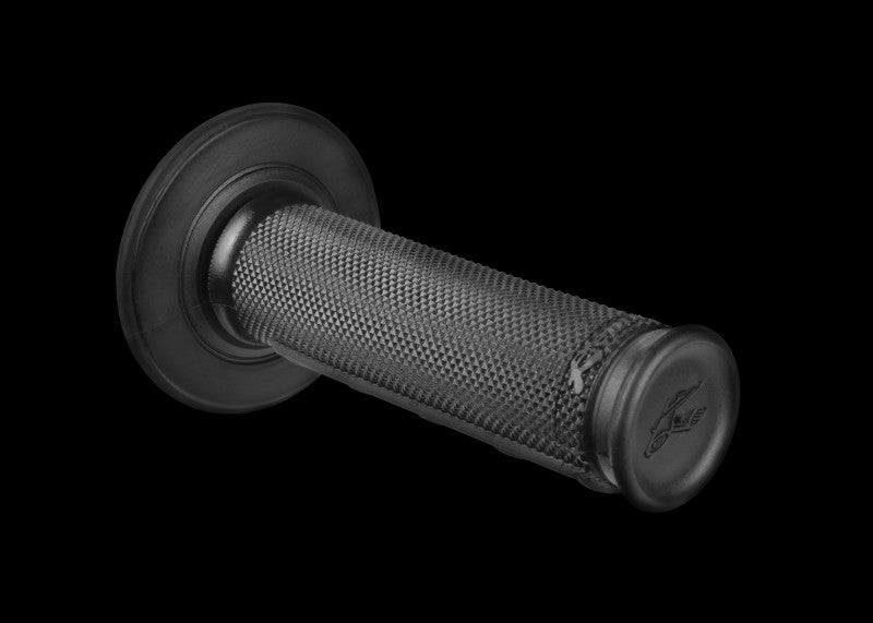 Renthal Ultra-Tacky Dual Compound Grips 1/2 Waffle - Black Grips Renthal