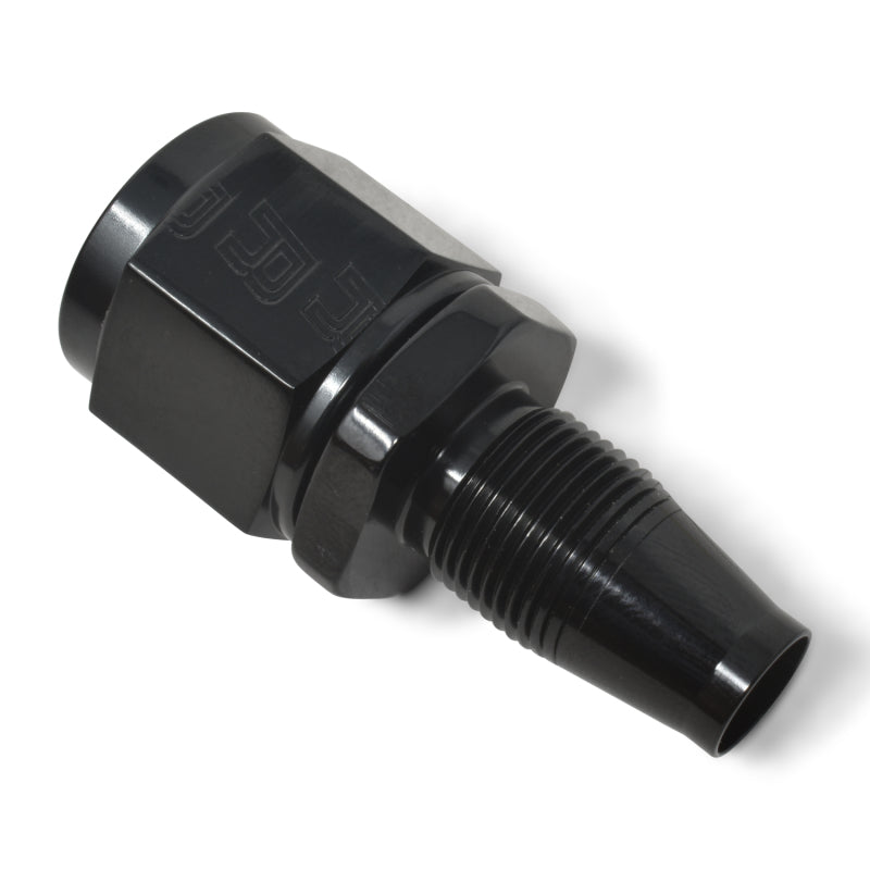 Russell Performance -6 AN Straight Hose End Without Socket - Black Fittings Russell