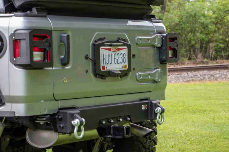 Fishbone Offroad For 2018+ Jeep Wrangler JL Rear Bumper Delete Bumpers - Steel Fishbone Offroad