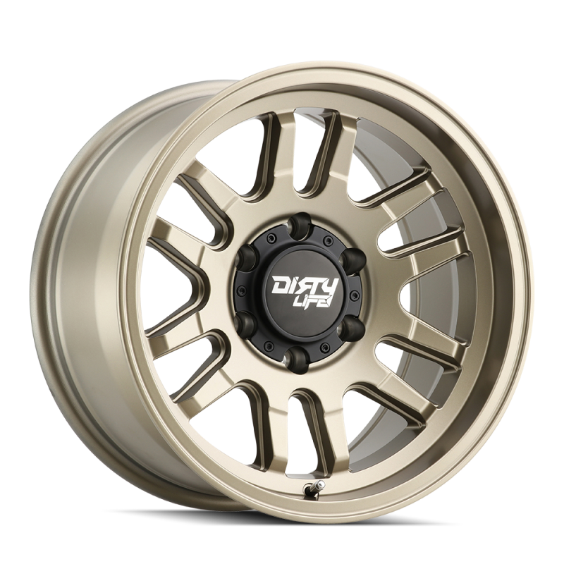 Dirty Life 9310 Canyon 17x9 / 5x127 BP / -12mm Offset / 71.5mm Hub Satin Gold Wheel Wheels - Cast Dirty Life