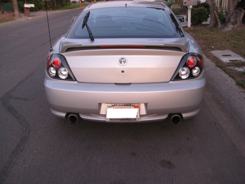 Spyder Hyundai Tiburon 03-05 Euro Style Tail Lights Black ALT-YD-HYT03-BK Tail Lights SPYDER