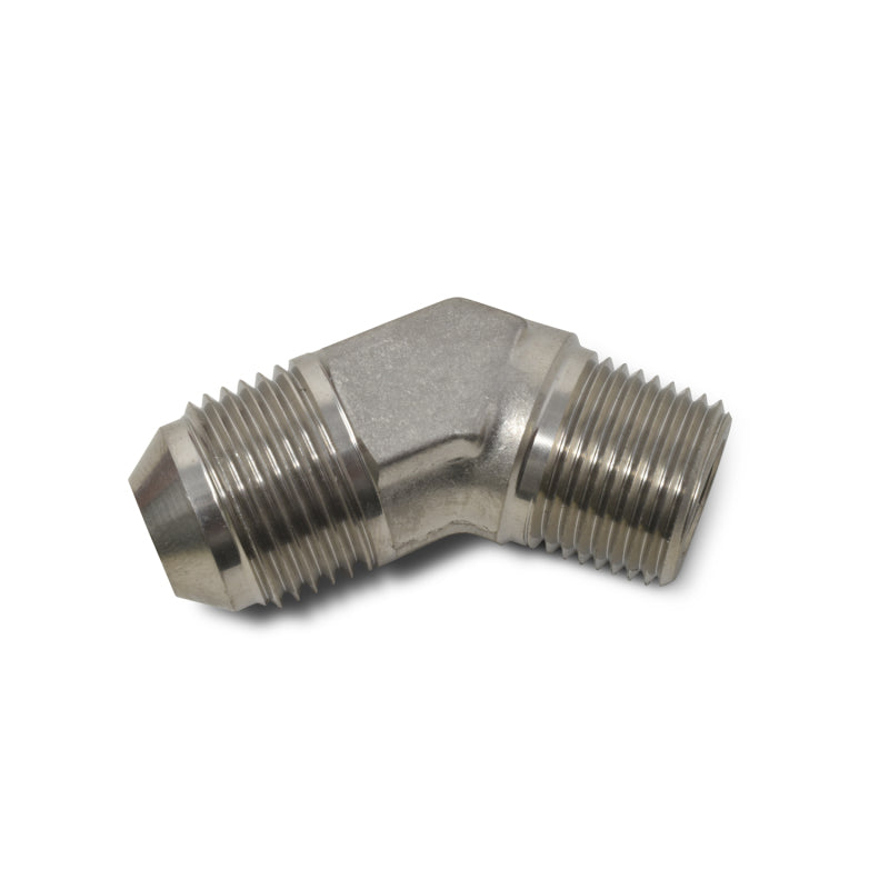 Russell Performance -6 AN to 3/8in NPT 45 Degree Flare to Pipe Adapter Fittings Russell