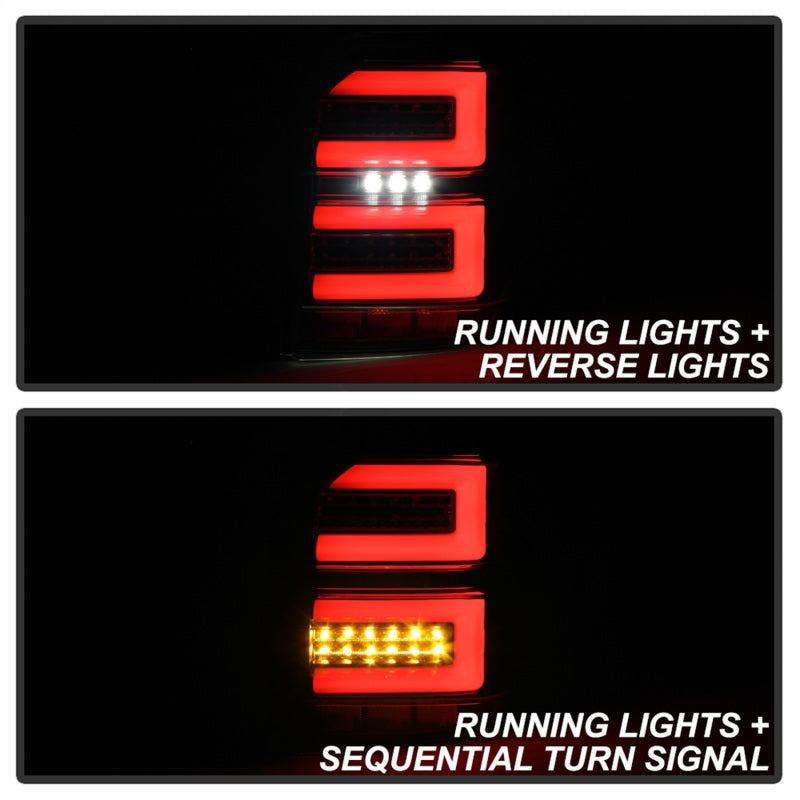 Spyder Toyota 4Runner 10-14 LED Tail Lights - Sequential Turn Signal - Black ALT-YD-T4R10-SEQ-BK Tail Lights SPYDER