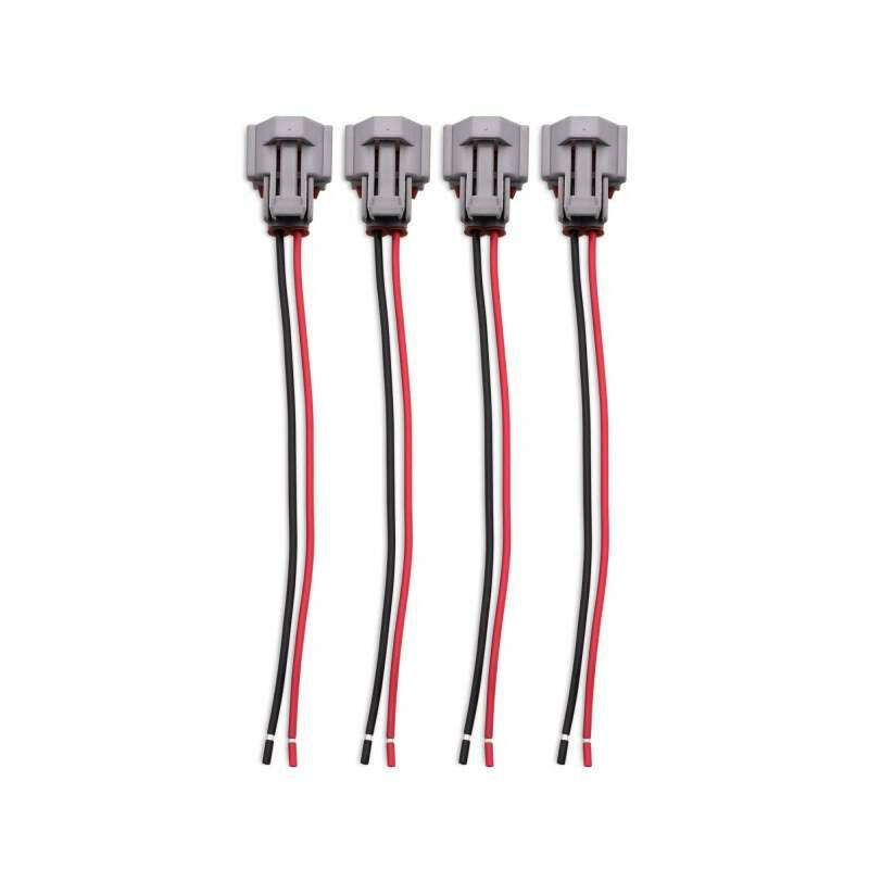 BLOX Racing Injector Pigtail Denso Female - Set Of 4 Fuel Injector Connectors BLOX Racing