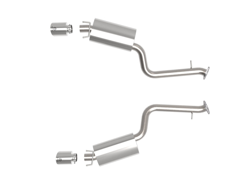 aFe Lexus IS350 14-22 V6-3.5L Takeda Axle-Back Exhaust System- Polished Tip Axle Back aFe