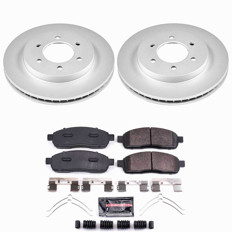 Power Stop 04-08 Ford F-150 Front Z23 Coated Brake Kit Brake Kits - Performance D&S PowerStop