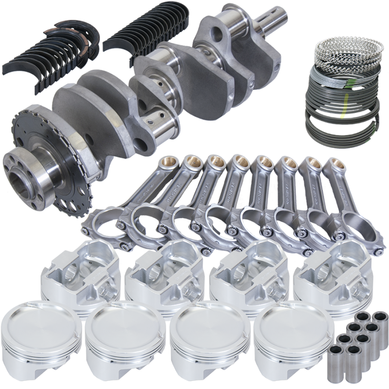 Eagle Chevy LS3 4.000in Crank 24 Tth Reluctor 6.125in I-Beam Rods 4.155in Pistons Rotating Assembly Rotating Assemblies Eagle