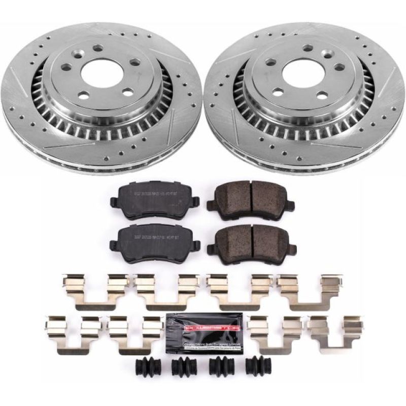 Power Stop 10-17 Volvo XC60 Rear Z23 Evolution Sport Brake Kit Brake Kits - Performance D&S PowerStop