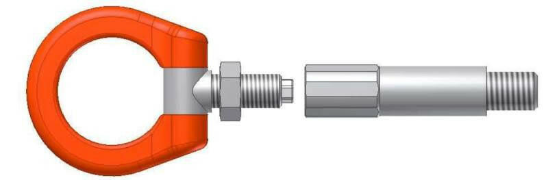 Cusco Tow Hook Swivel Joint Front Toyota Vitz/Yaris Tow Hooks Cusco