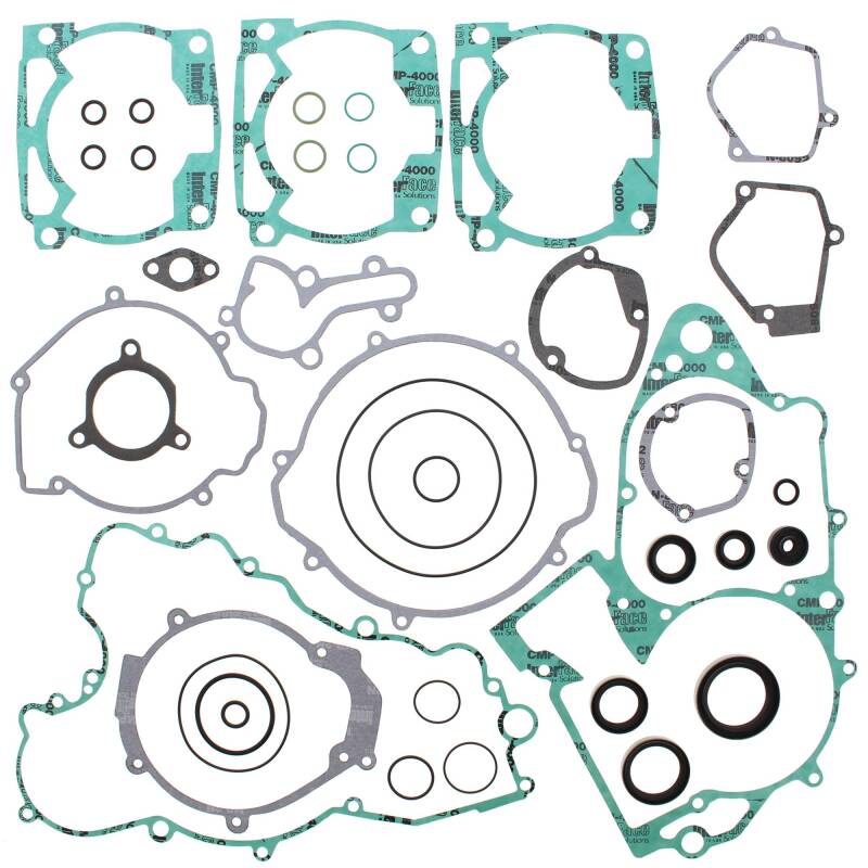 Vertex Gaskets 99-03 KTM EXC 300 Complete Gasket Kit w/ Oil Seals Engine Hardware Vertex Pistons