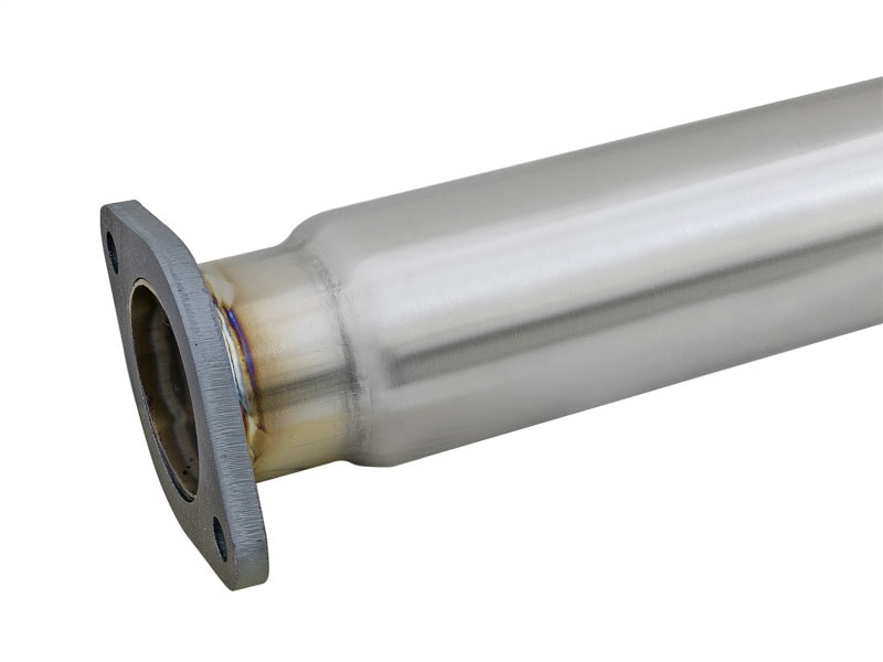 aFe Takeda 3in. to 2.5in. 304 SS C/B Exhaust 08-15 Mitsubishi EVO I4-2.0L (t) - Blue Flamed Tips Catback aFe