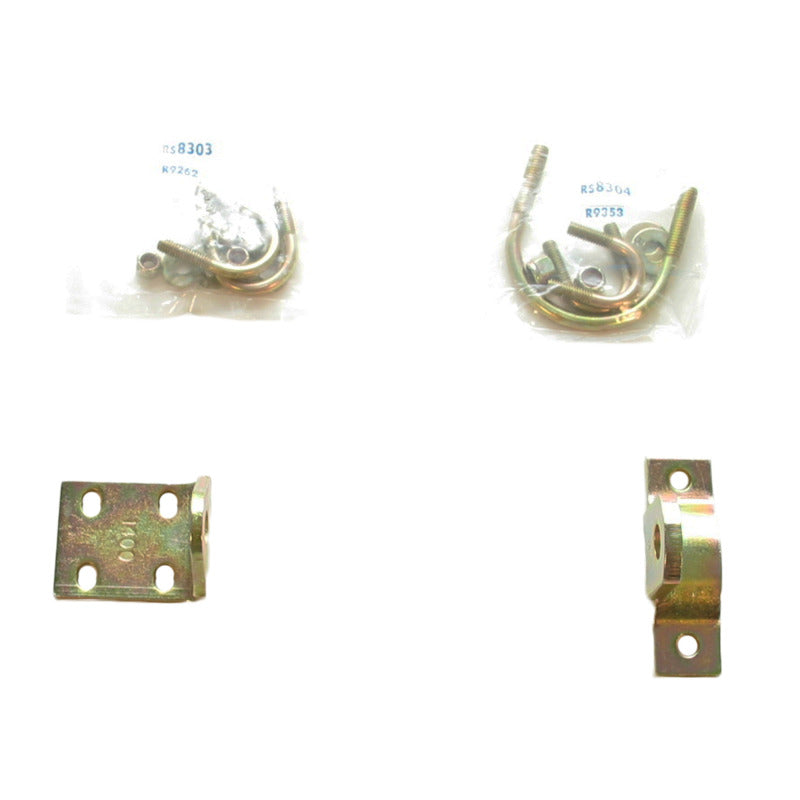 Rancho 59-66 Jeep CJ3 Front Steering Stabilizer Bracket Kit Steering Stabilizer Rancho