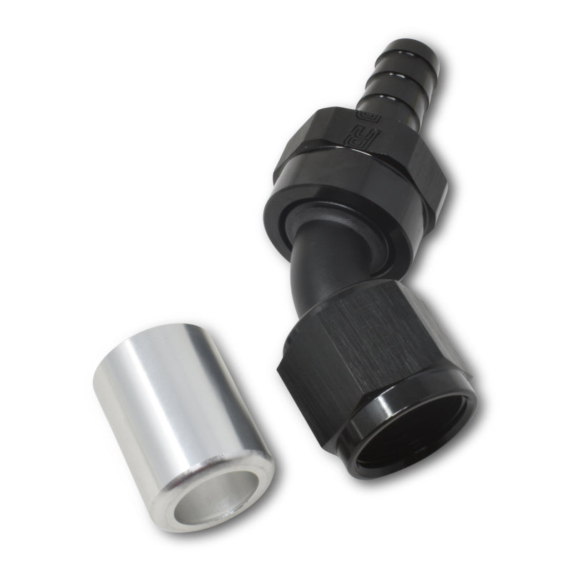 Russell Performance -8 AN Proclassic Crimp 45 Degree End (O.D. 0.700) Fittings Russell