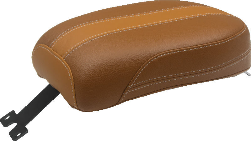 Mustang 15-21 Indian Scout Standard Touring Passenger Seat - Brown Passenger Motorcycle Seats Mustang Motorcycle