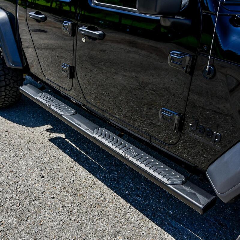 Westin 2020 Jeep Gladiator R5 Nerf Step Bars - Black Nerf Bars Westin