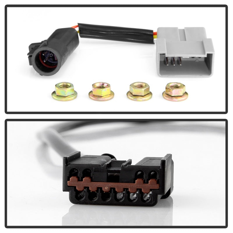 xTune 99-07 Ford Super Duty LED Telescoping Manual Mirrors - Smk (Pair) (MIR-FDSD99S-G4-MA-RSM-SET) Side Mirrors SPYDER