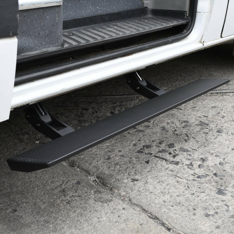 RealTruck 13-18 Mercedes-Benz Sprinter 25/3500 Van 3dr VoltStep Electric Running Board Kit - Tex Blk Running Boards Go Rhino