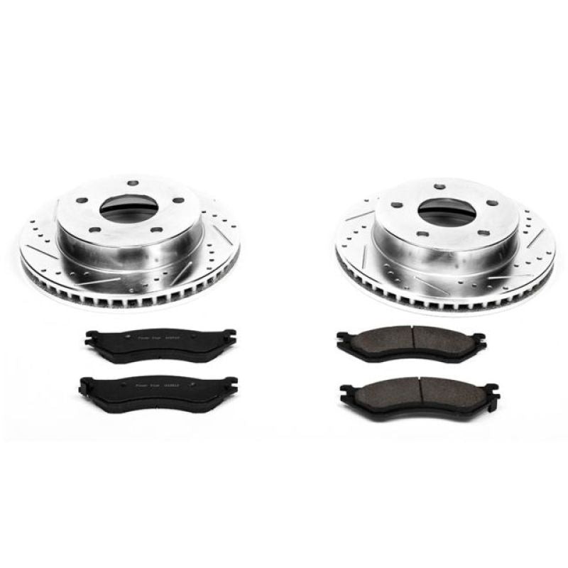 Power Stop 00-01 Dodge Ram 1500 Front Z23 Evolution Sport Brake Kit Brake Kits - Performance D&S PowerStop