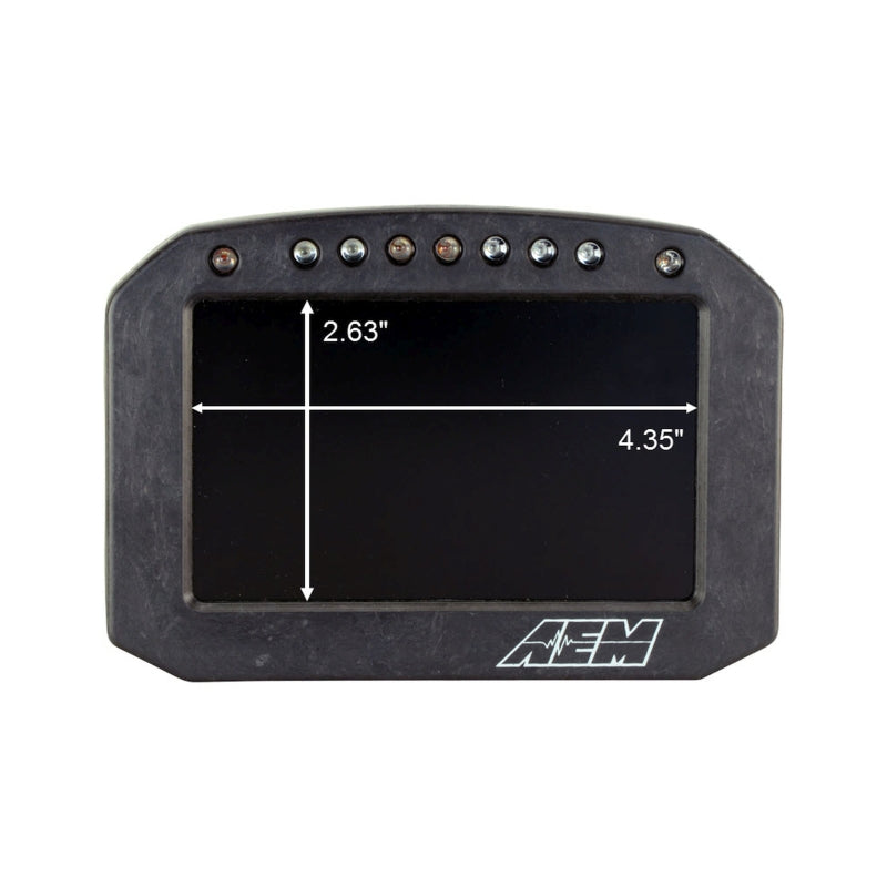 AEM CD-5L Carbon Logging Flush Digital Dash Display Gauges AEM