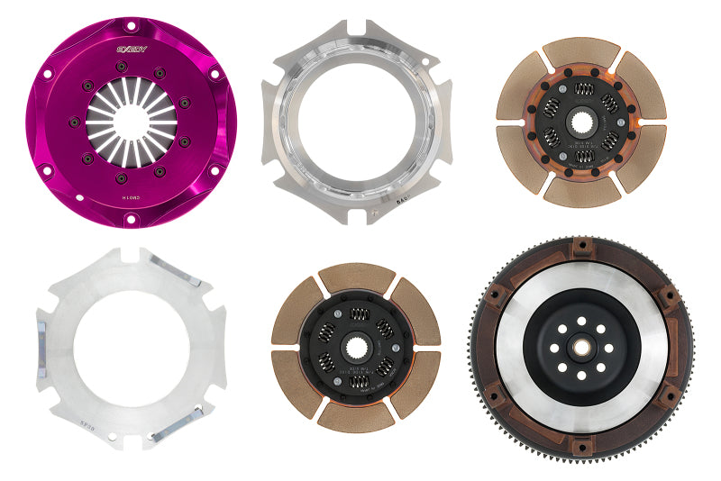 Exedy 1999-2002 Nissan Silvia L4 Hyper Twin Cerametallic Clutch Sprung Center Disc Clutch Kits - Multi Exedy