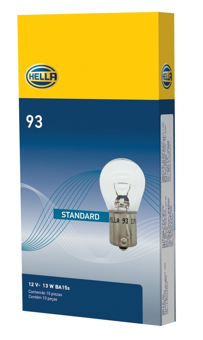 Hella Bulb 93 12V 13W BA15s S8 Bulbs Hella