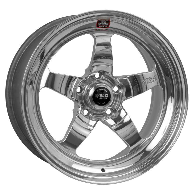 Weld S71 18x10 / 5x115mm BP / 6.6in. BS Polished Wheel (High Pad) - Non-Beadlock Wheels - Forged Weld