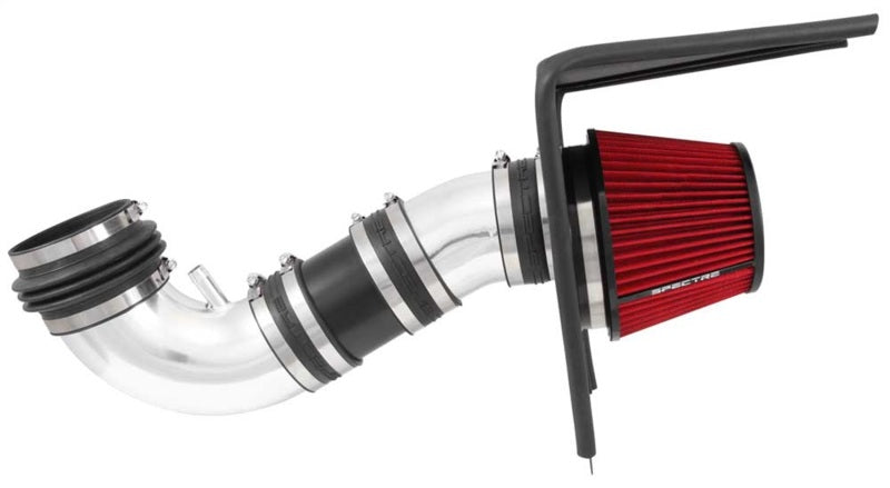 Spectre 08-09 Pontiac G8 V8-6.0/6.2L F/I Air Intake Kit - Polished w/Red Filter Cold Air Intakes Spectre