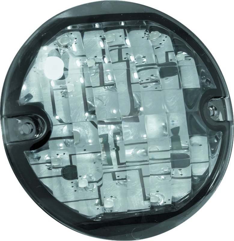 Kuryakyn LED Front Turn Signal Conversion Flat Style Insert Amber Lens Hardware - Singles Kuryakyn