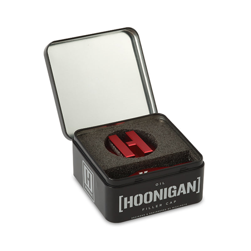 Mishimoto LS Engine Hoonigan Oil Filler Cap - Red Oil Caps Mishimoto