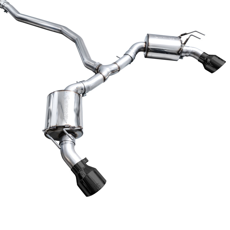 AWE Tuning 22+ Honda Civic Si/Acura Integra Touring Edition Catback Exhaust - Dual Diamond Black Tip Catback AWE Tuning